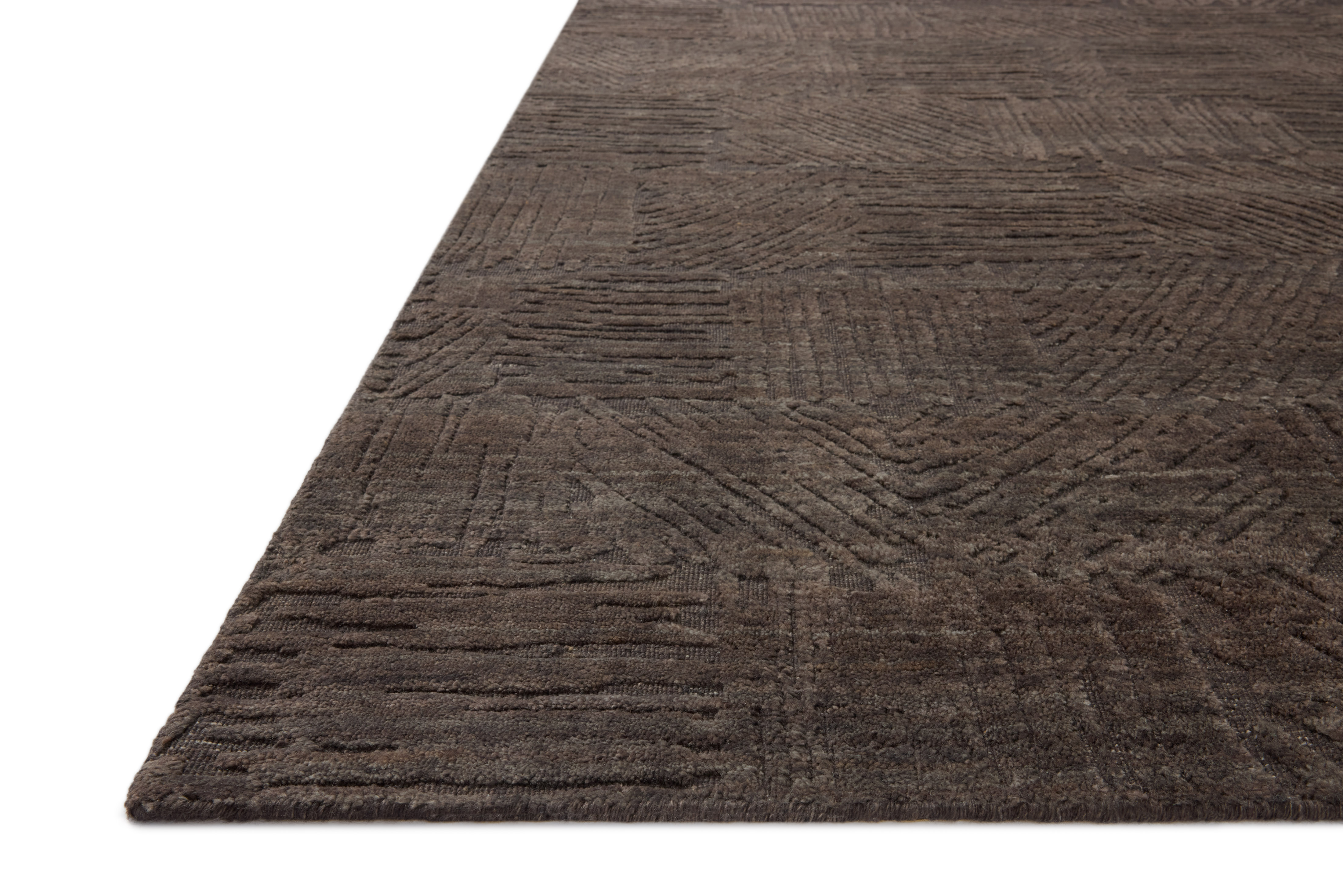 Loloi Woods WDS-08 Granite Area Rug Corner
