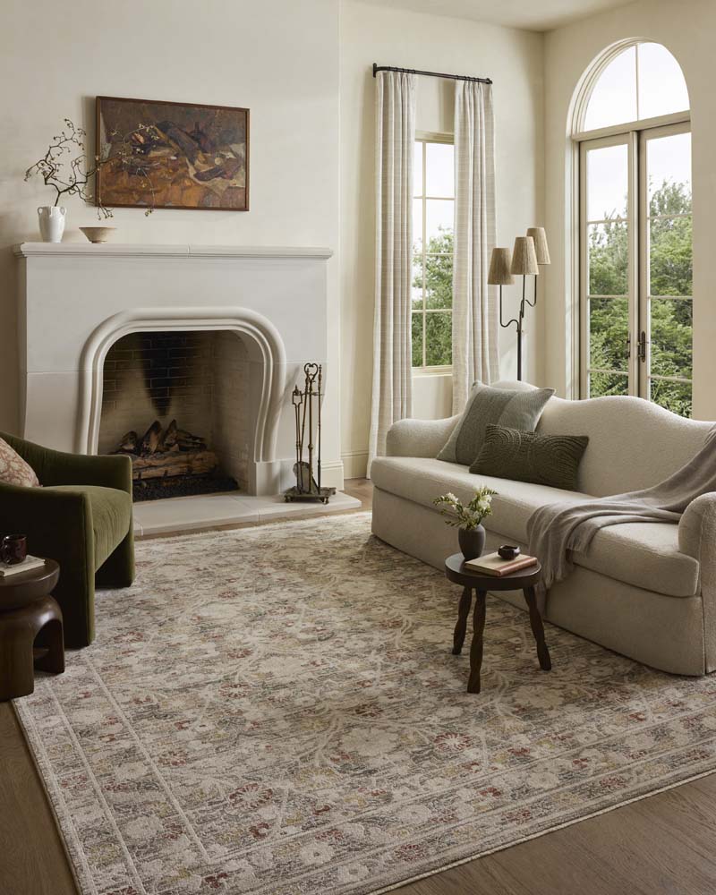 Loloi II Clarisse CLS-01 Grey Multi Area Rug Room Scene