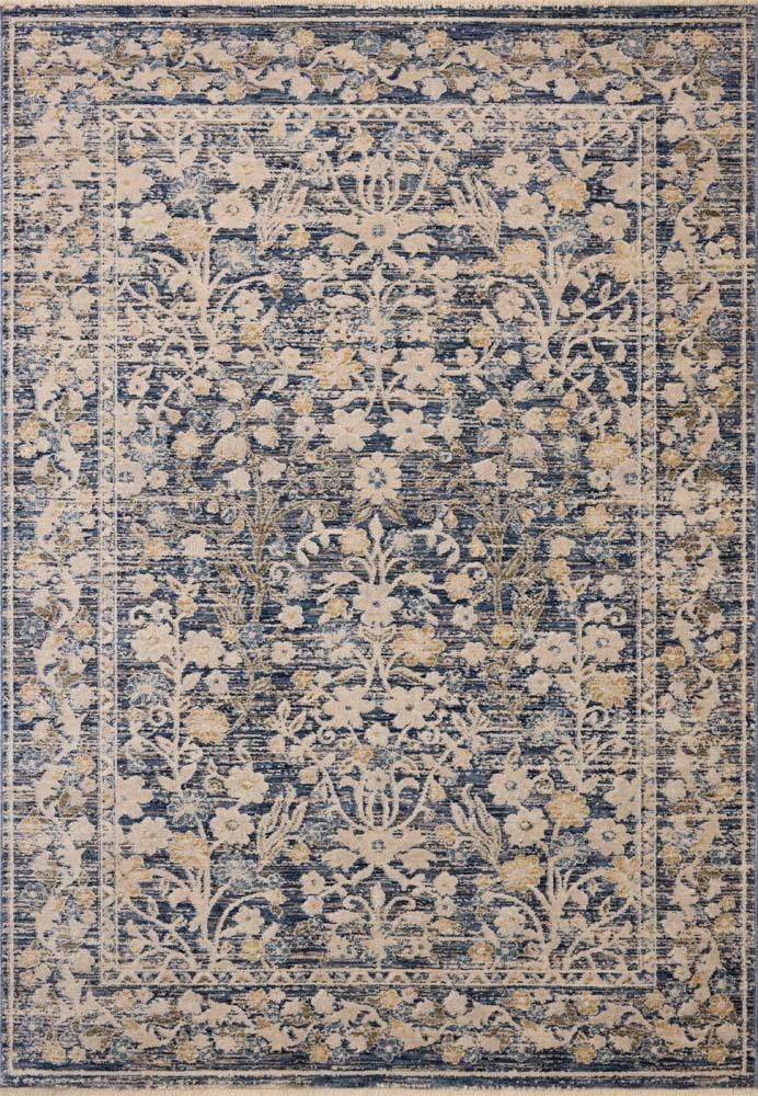 Loloi II Clarisse CLS-05 Blue Beige Area Rug | Carpertmart.com