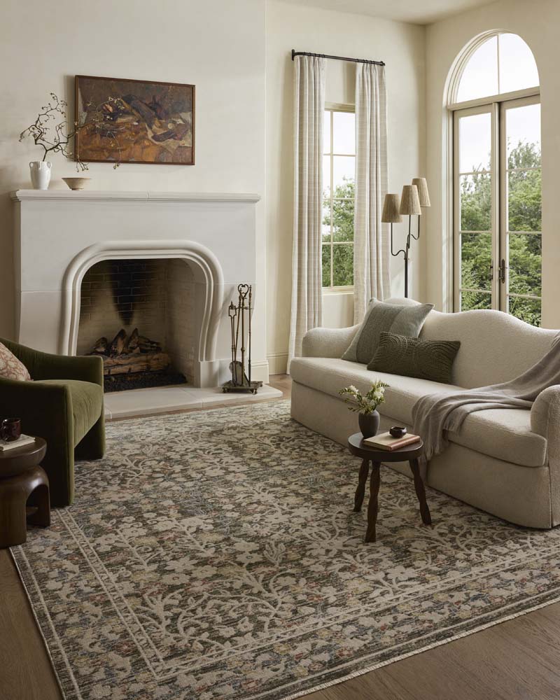 Loloi II Clarisse CLS-05 Olive Multi Area Rug Room Scene