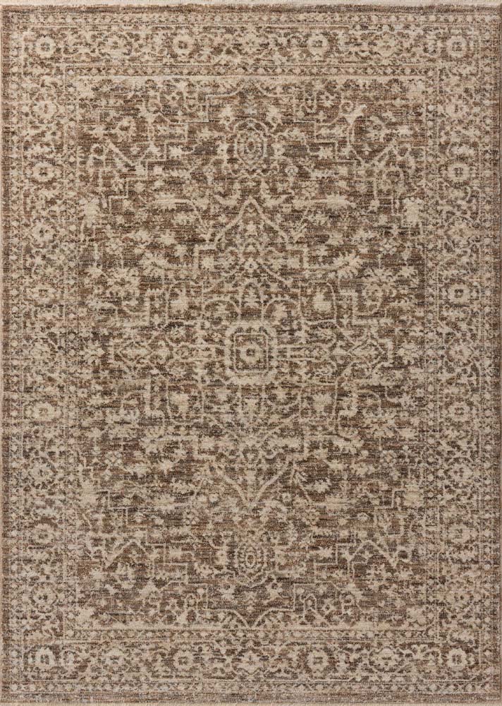Loloi II Newman NEW-02 Dark Taupe Natural Area Rug