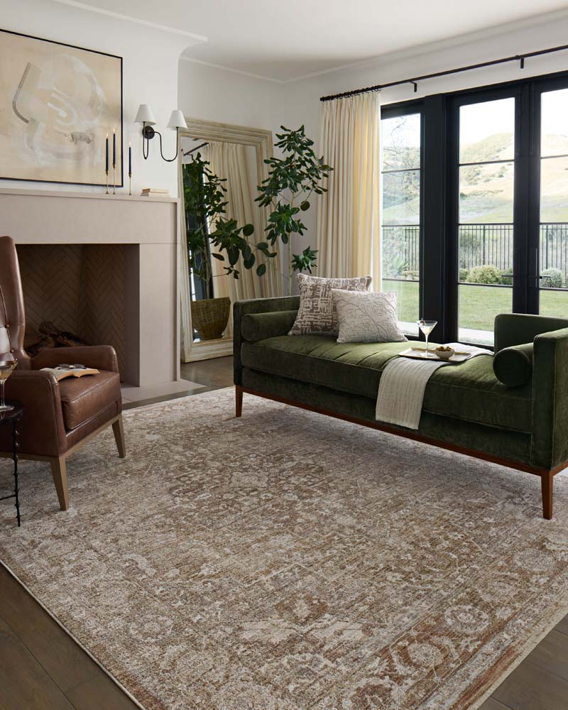 Loloi II Tabitha TAI-01 Natural Clay Area Rug Room Scene