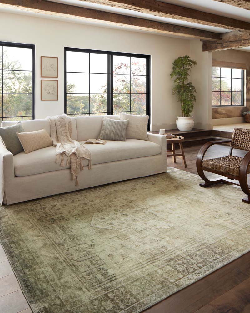 Banks BAN-06 Natural Granite Area Rug - Magnolia Home by Joanna Gaines Room Scene Banks BAN-06 Natural Granite Area Rug - Magnolia Home by Joanna Gaines Room Scene