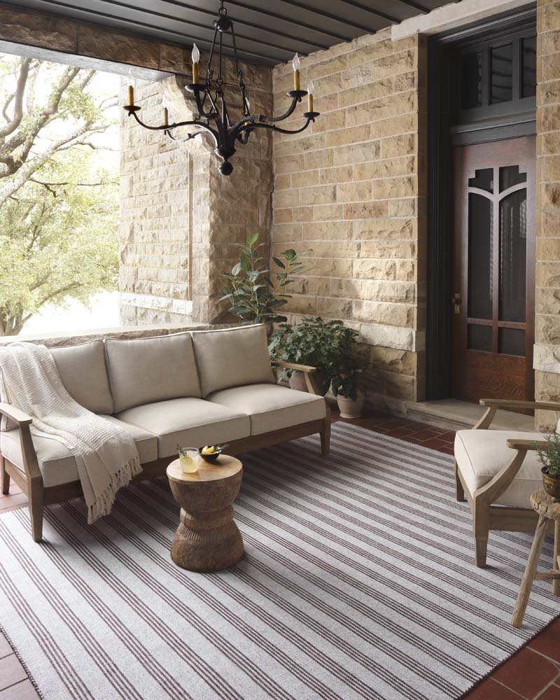 Charlie CHE-01 Silver Bark Area Rug - Magnolia Home by Joanna Gaines Room Scene Charlie CHE-01 Silver Bark Area Rug - Magnolia Home by Joanna Gaines Room Scene