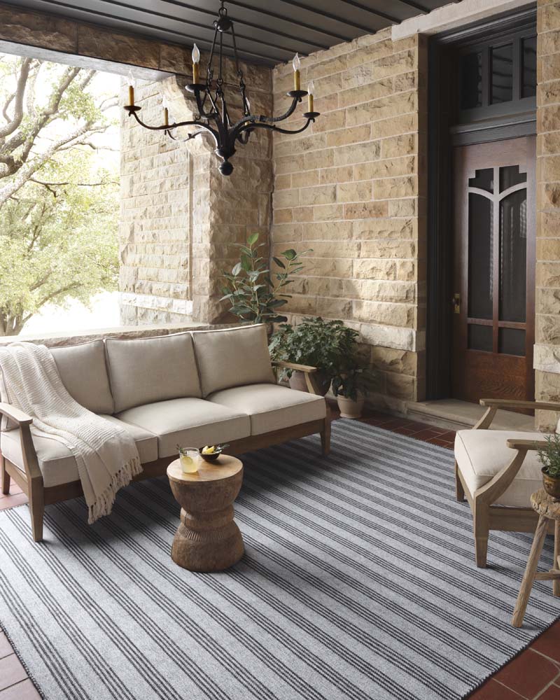 Charlie CHE-01 Dove Charcoal Area Rug - Magnolia Home by Joanna Gaines Room Scene Charlie CHE-01 Dove Charcoal Area Rug - Magnolia Home by Joanna Gaines Room Scene