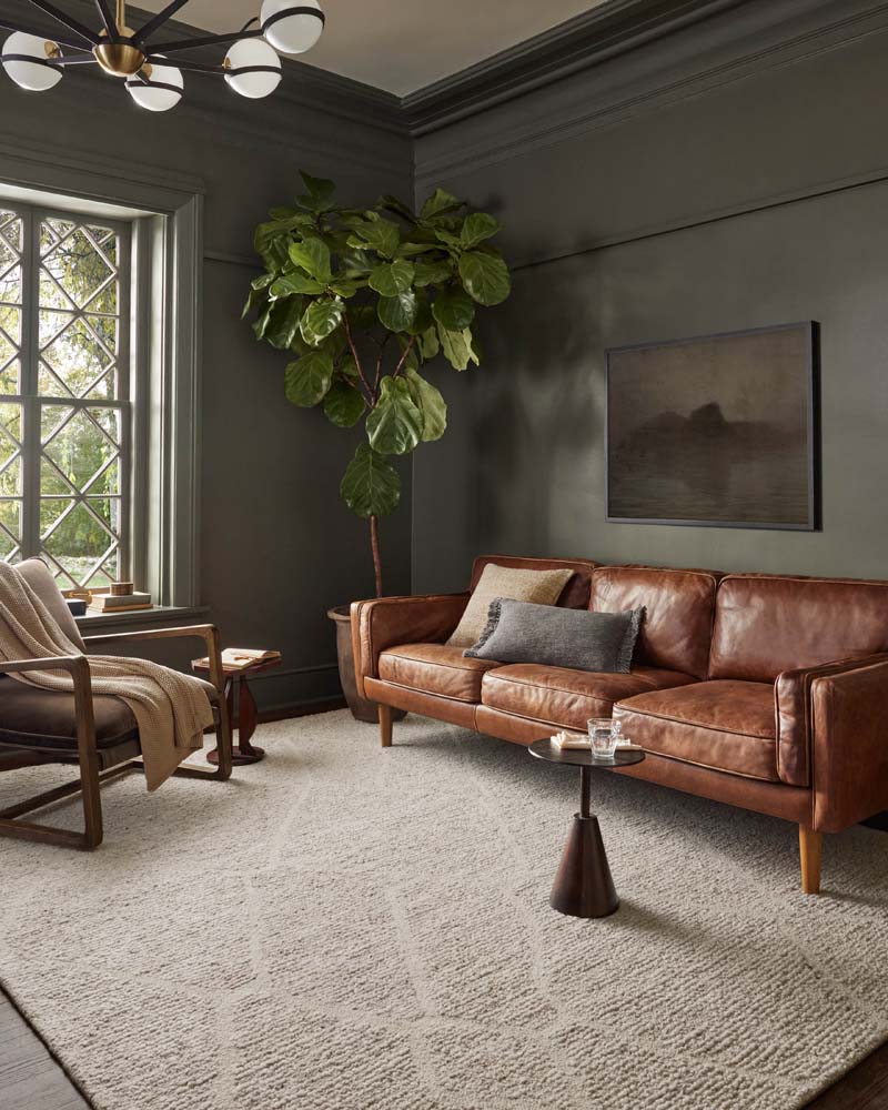 Jones JON-02 Oatmeal Area Rug - Magnolia Home by Joanna Gaines Room Scene Jones JON-02 Oatmeal Area Rug - Magnolia Home by Joanna Gaines Room Scene