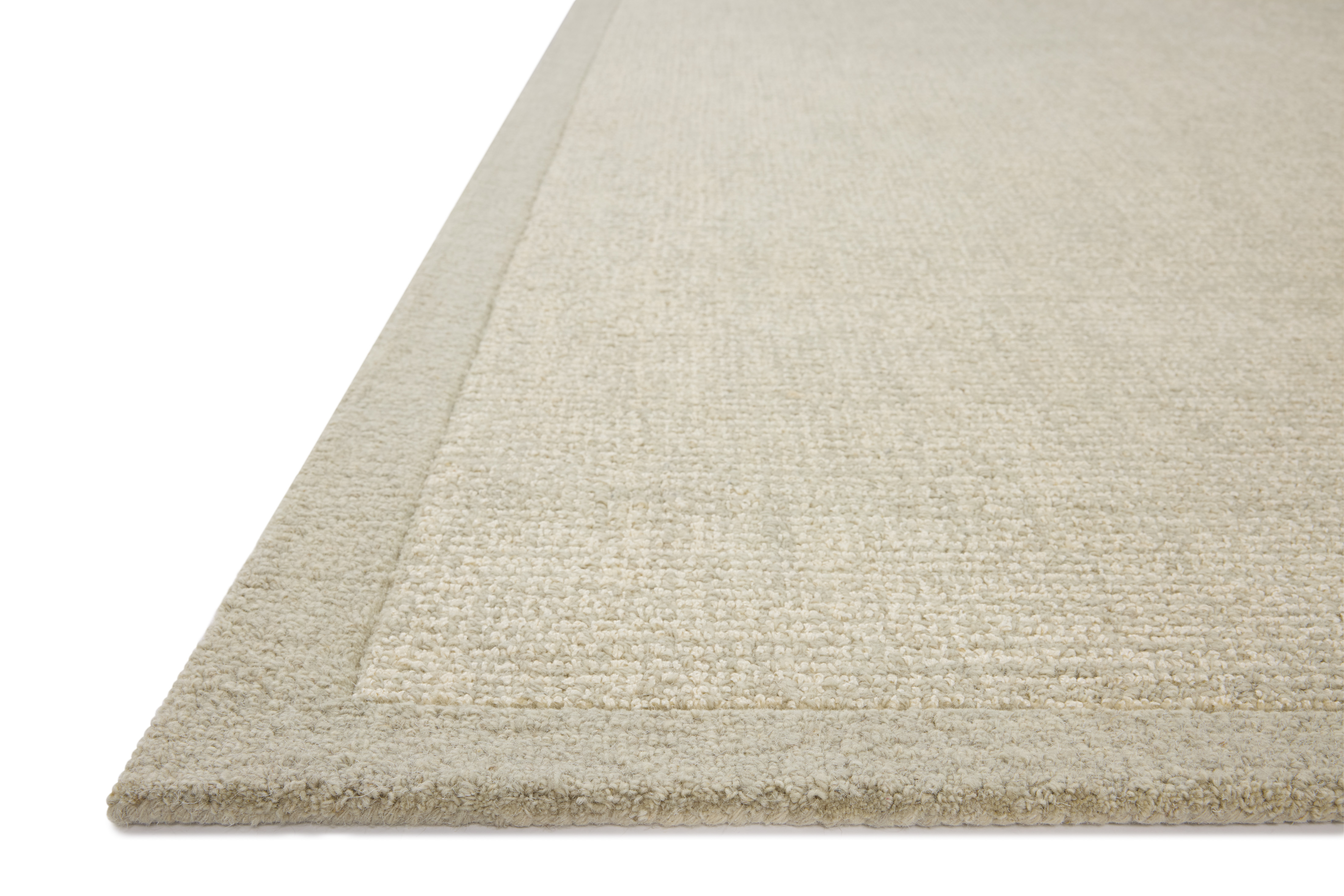 Henley HNY-01 Ivory Silver Area Rug - Magnolia Home by Joanna Gaines Corner Henley HNY-01 Ivory Silver Area Rug - Magnolia Home by Joanna Gaines Corner