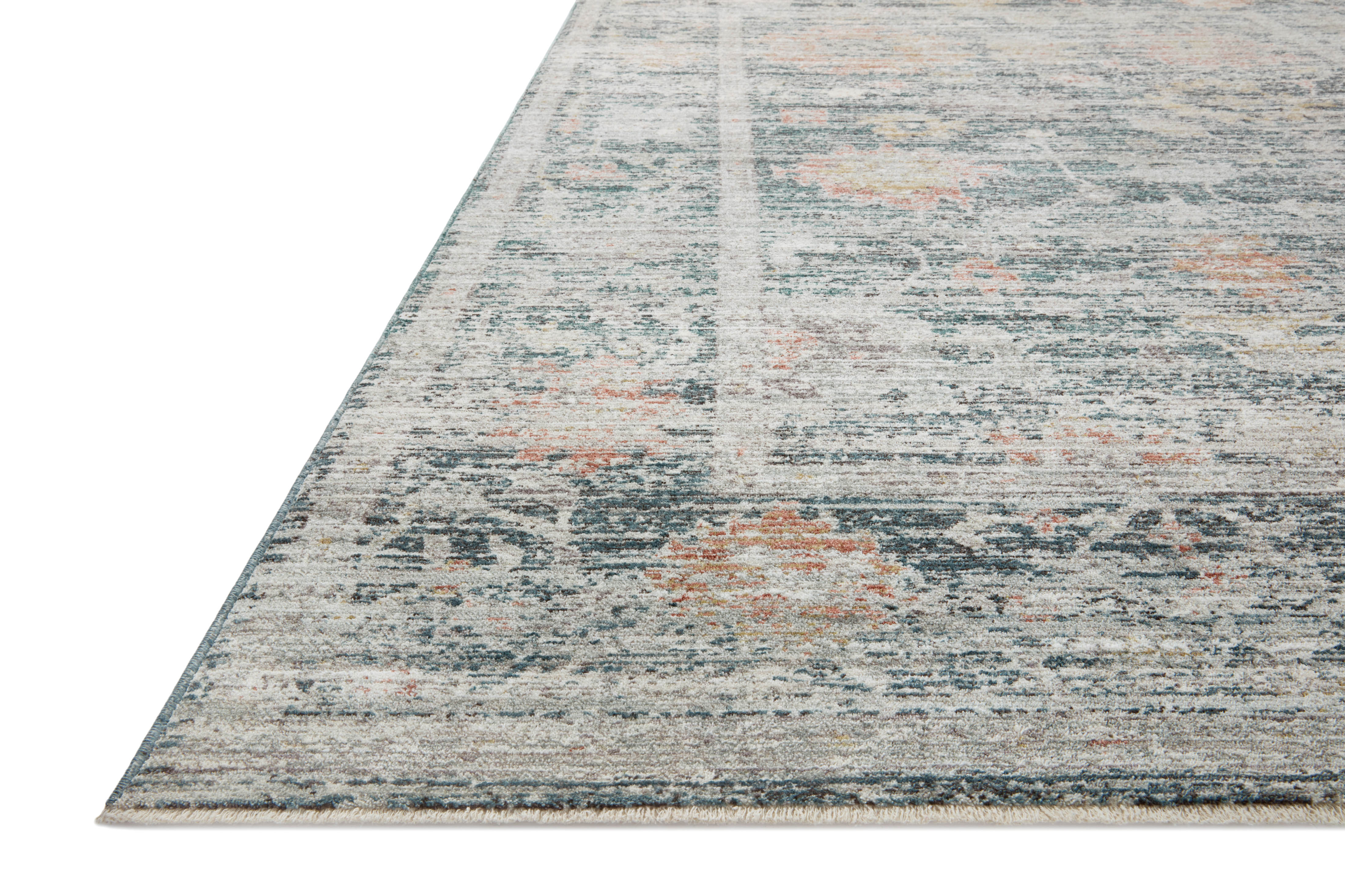 Millie MIE-01 Blue Multi Area Rug - Magnolia Home by Joanna Gaines Corner Millie MIE-01 Blue Multi Area Rug - Magnolia Home by Joanna Gaines Corner