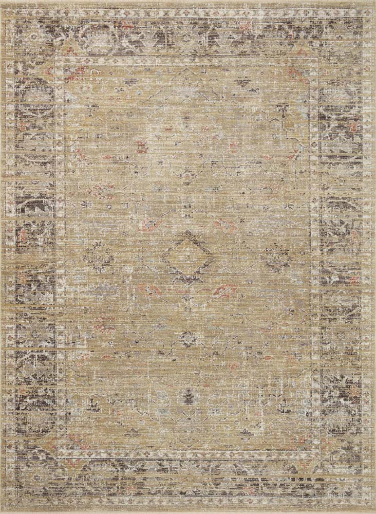 Millie MIE-03 Gold Charcoal Area Rug - Magnolia Home by Joanna Gaines Millie MIE-03 Gold Charcoal Area Rug - Magnolia Home by Joanna Gaines