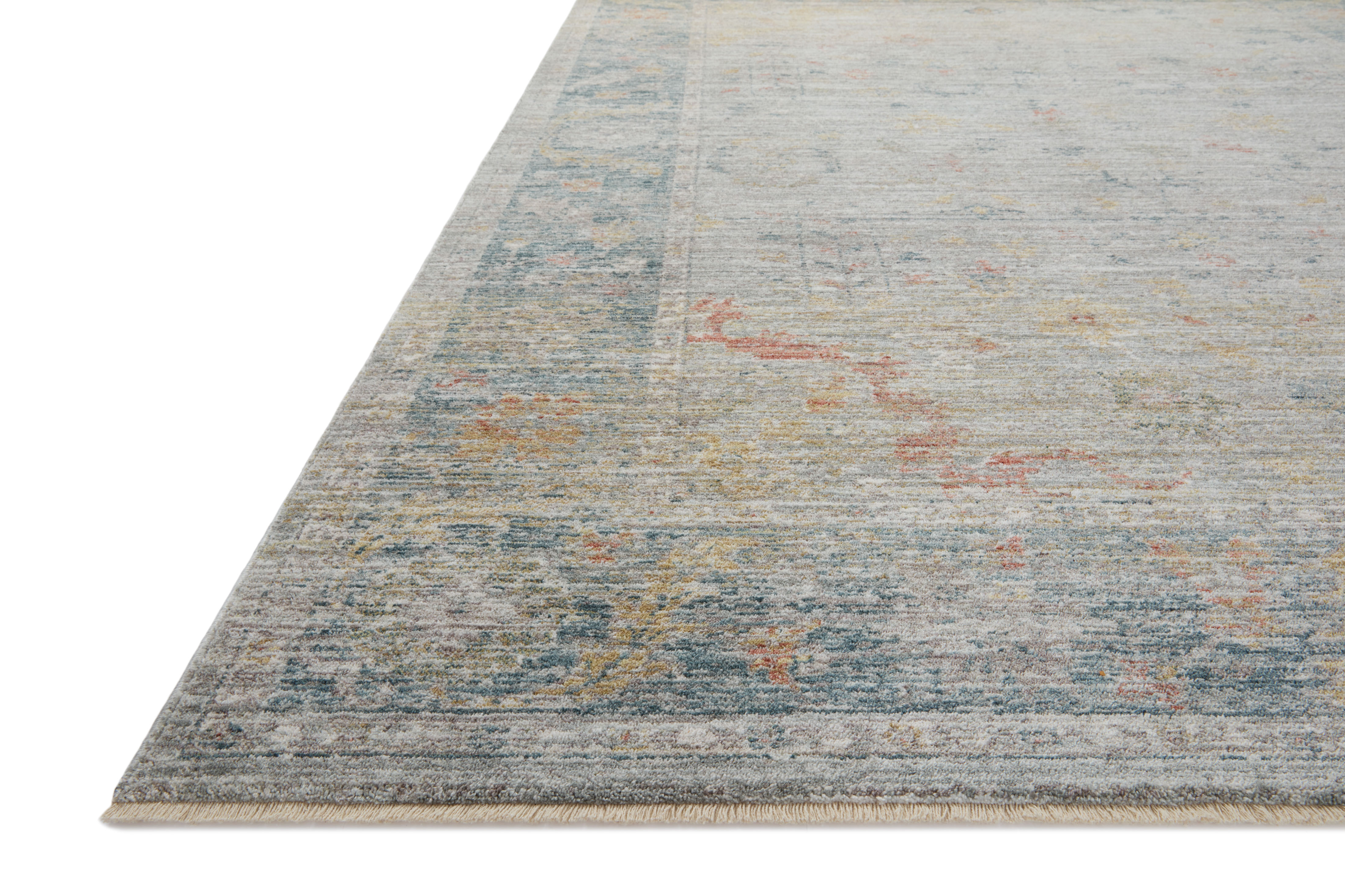 Millie MIE-04 Slate Multi Area Rug - Magnolia Home by Joanna Gaines Corner Millie MIE-04 Slate Multi Area Rug - Magnolia Home by Joanna Gaines Corner