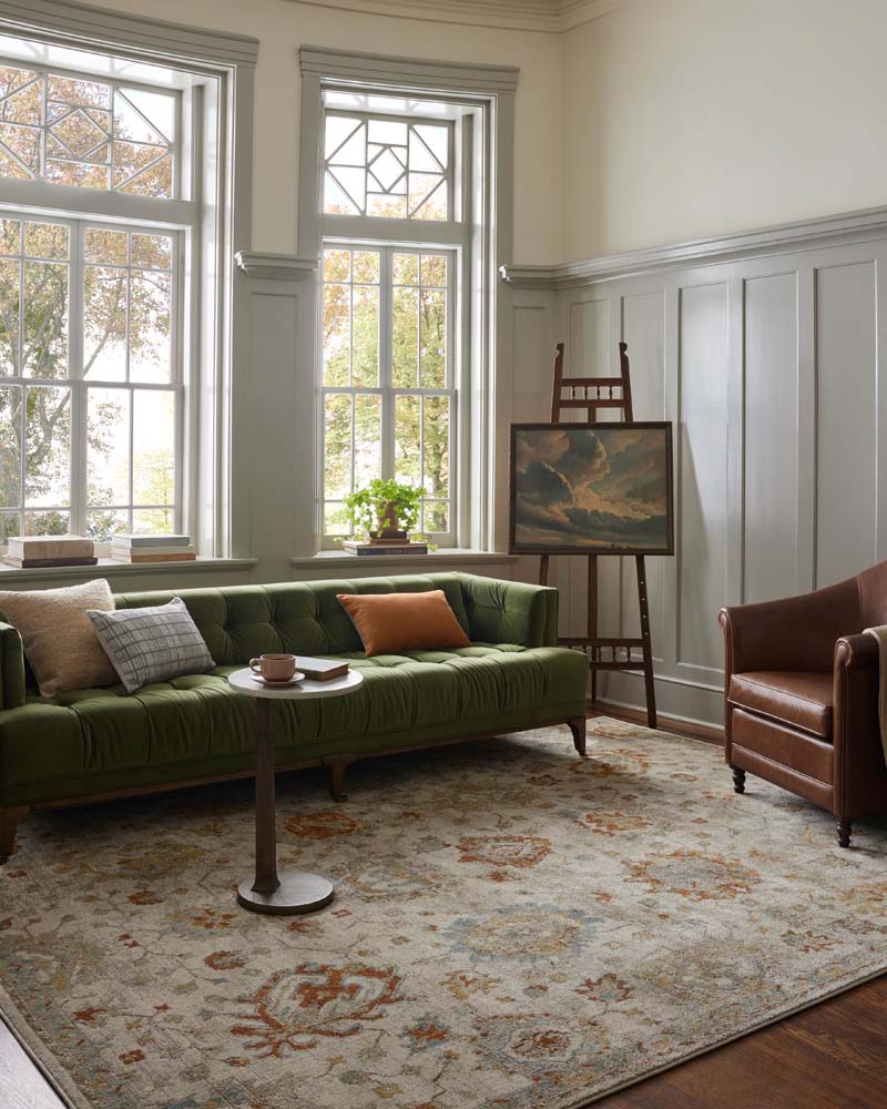 Mona MOA-02 Oatmeal Multi Area Rug - Magnolia Home by Joanna Gaines Room Scene Mona MOA-02 Oatmeal Multi Area Rug - Magnolia Home by Joanna Gaines Room Scene