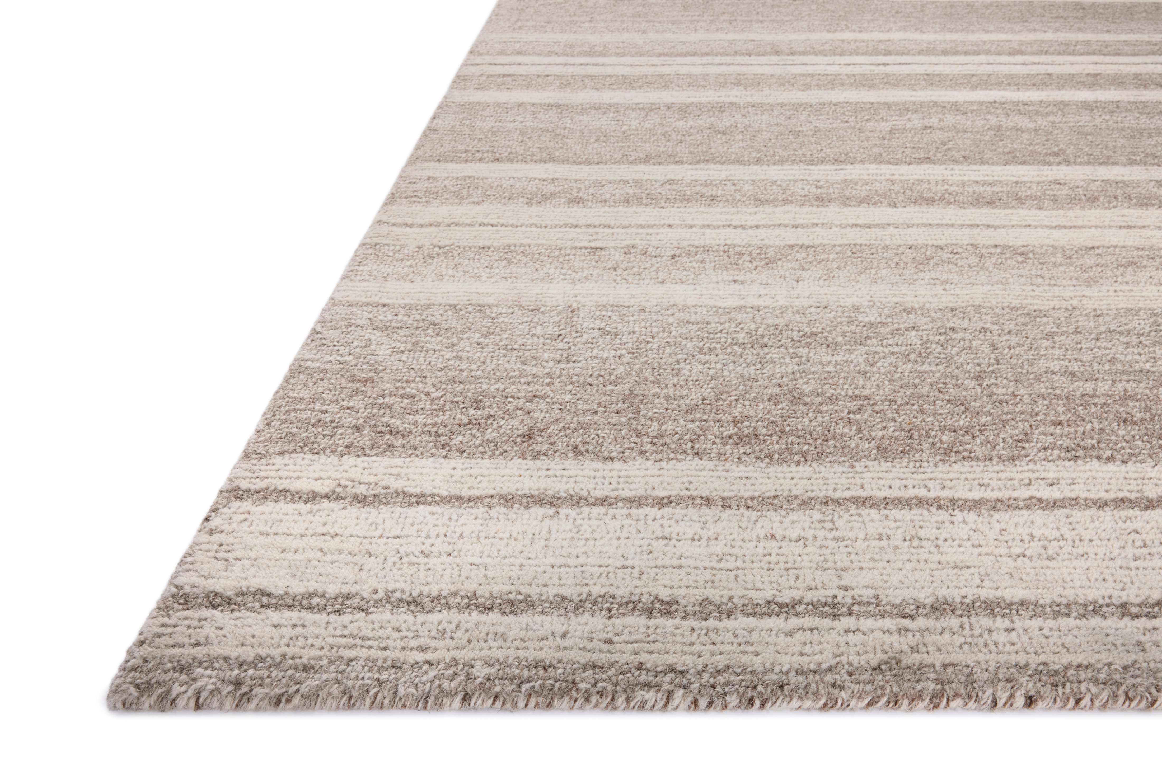 Rae RAE-03 Clay Ivory Area Rug - Magnolia Home by Joanna Gaines Corner Rae RAE-03 Clay Ivory Area Rug - Magnolia Home by Joanna Gaines Corner