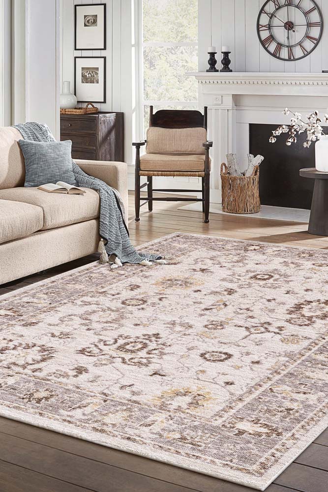 Kas Mira 4613 Ivory Area rug room scene