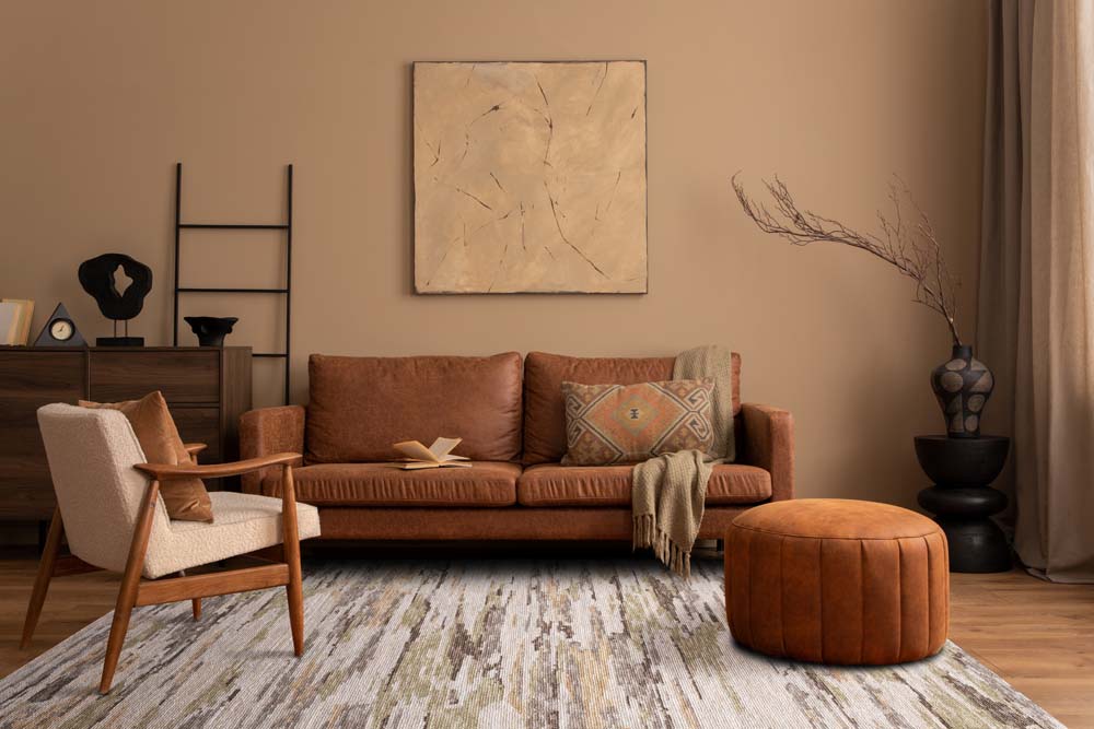 Kas Mira 4617 Ivory Area rug room scene