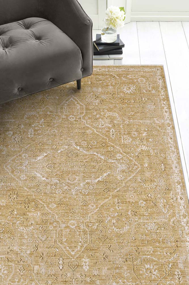 Kas Portia 4902 Gold Area rug room scene