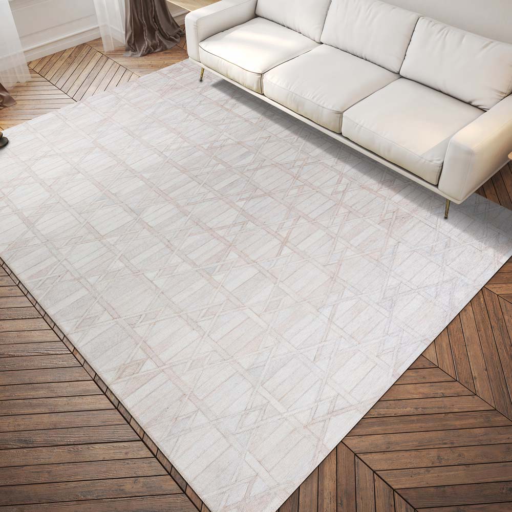Dalyn Durango SS4 Linen Area Rug Room Scene