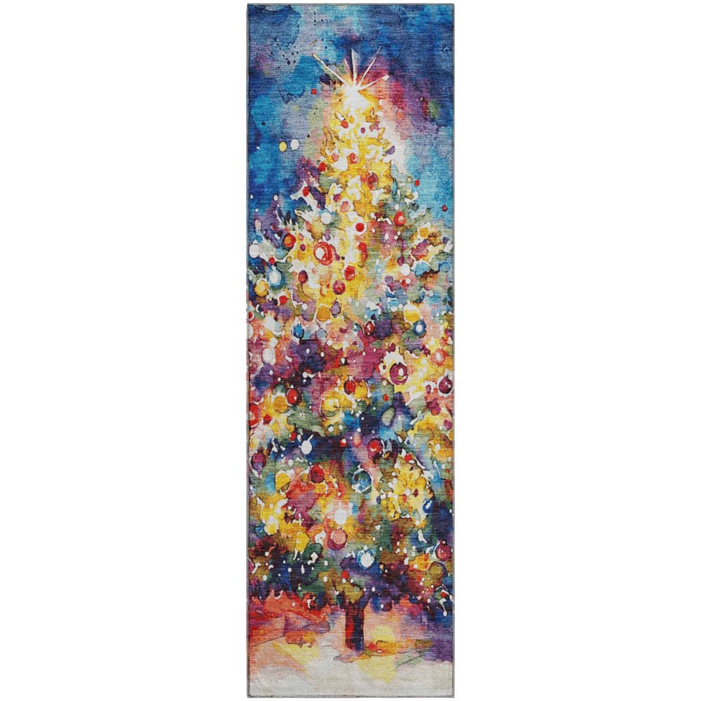 Dalyn Merry & Bright MY14 Navy Area Runner Rug