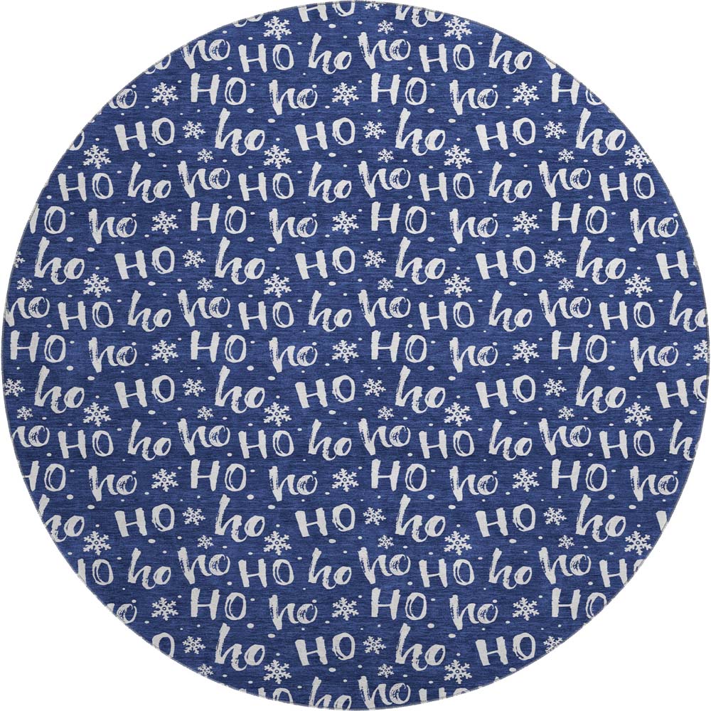 Dalyn Merry & Bright MY22 Navy Area Round Rug