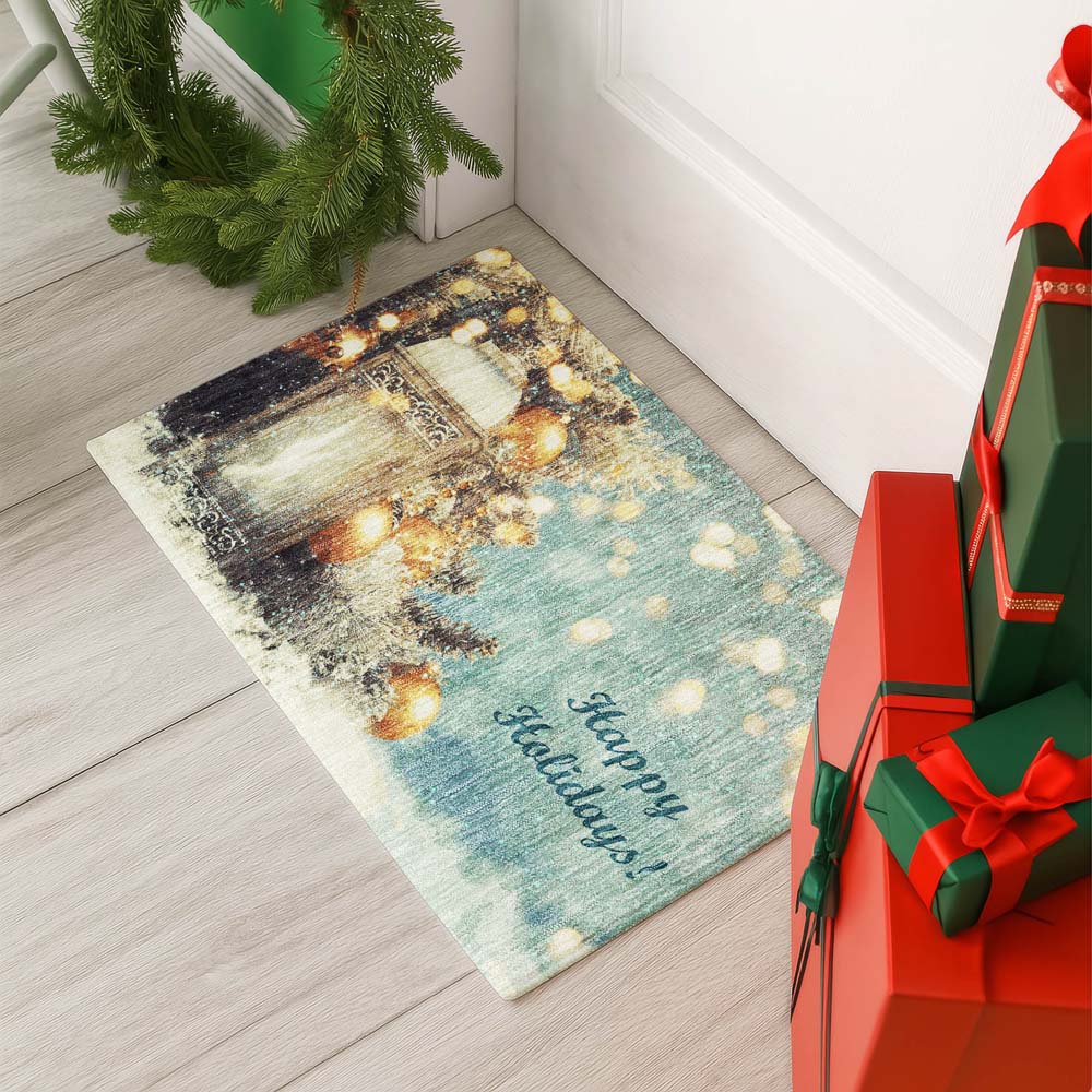 Dalyn Merry & Bright MY3 Skydust Area Rug Runner Room Scene