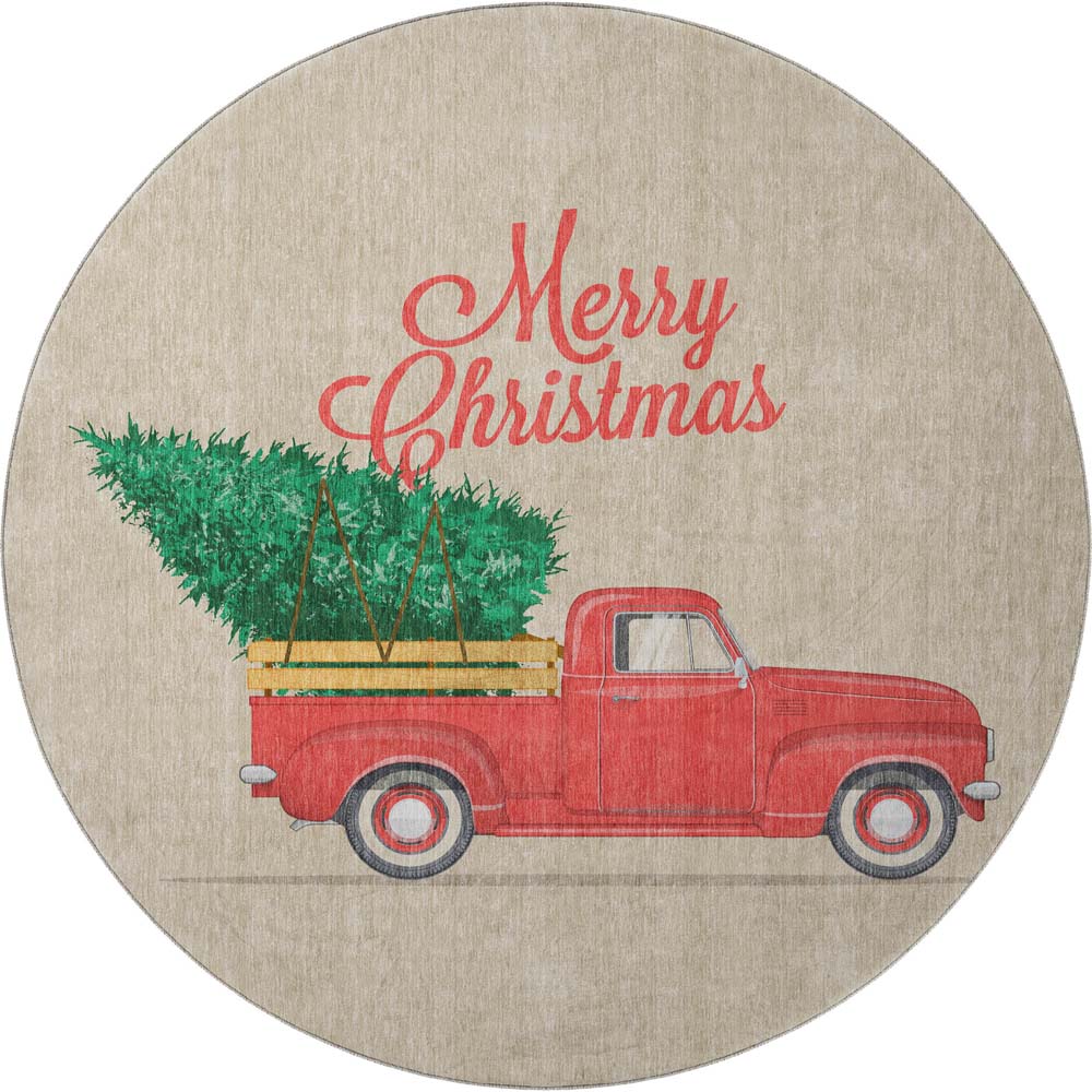 Dalyn Merry & Bright MY4 Putty Area Round Rug