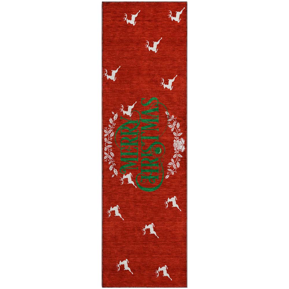 Dalyn Merry & Bright MY6 Red Area Runner Rug