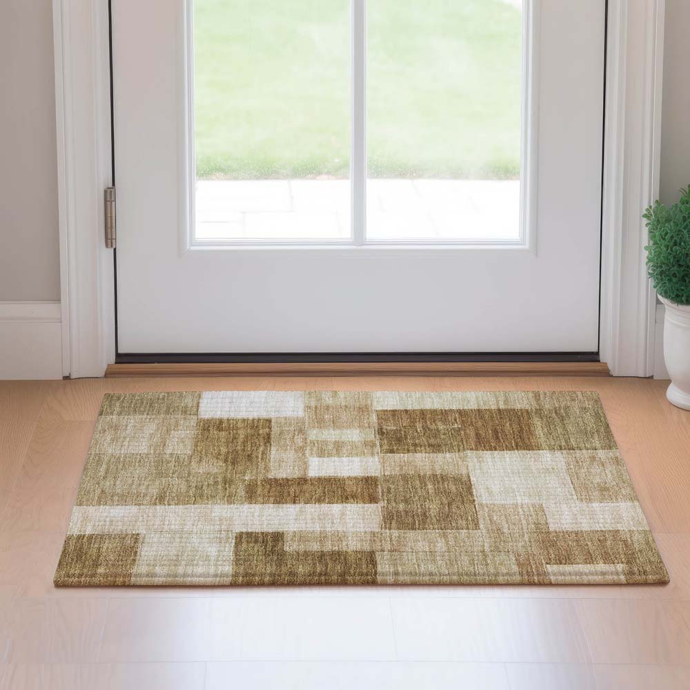 Dalyn Neo NO15 Terracotta Area Rug Runner Room Scene