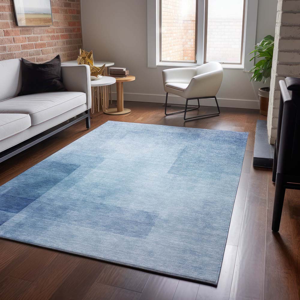 Dalyn Pacifica PA5 Blue Area Rug Room Scene
