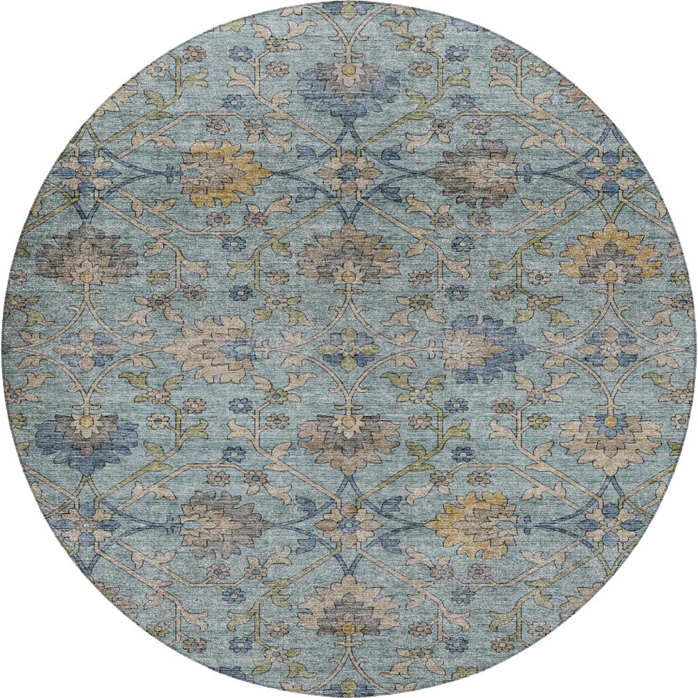 Dalyn Silk Road SR1 Denim Area Round Rug