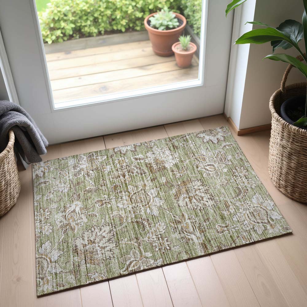 Dalyn Silk Road SR2 Aloe Area Rug Runner Room Scene
