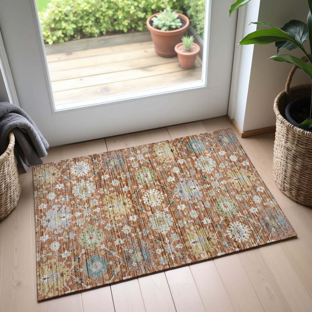 Dalyn Silk Road SR3 Cayenne Area Rug Runner Room Scene