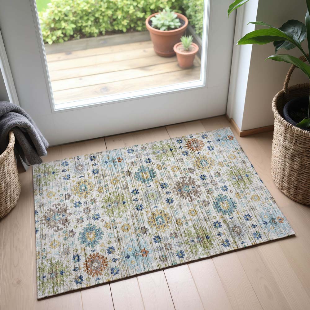 Dalyn Silk Road SR3 Ivory Area Rug Runner Room Scene
