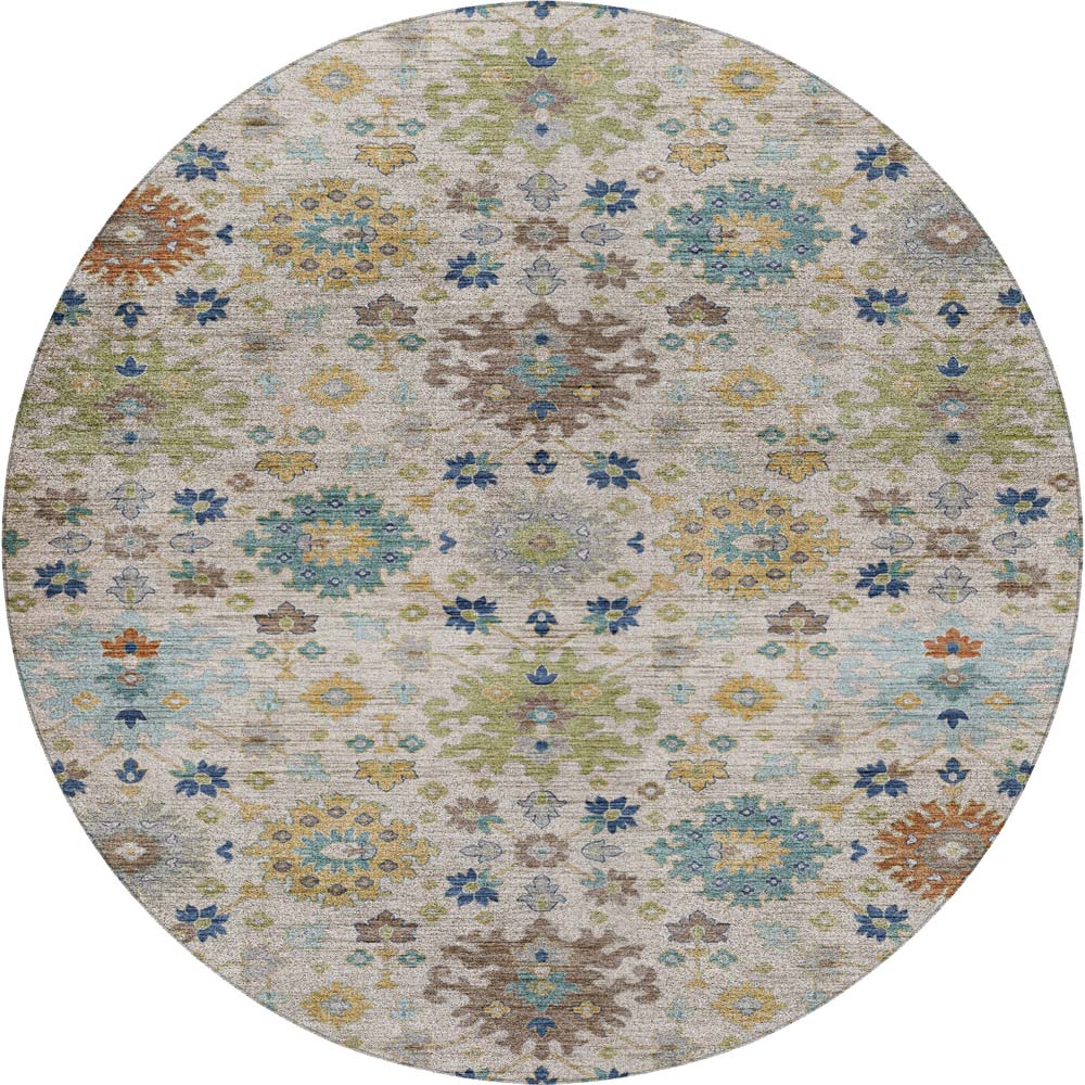 Dalyn Silk Road SR3 Ivory Area Round Rug