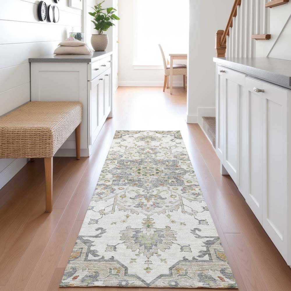 Dalyn Silk Road SR6 Ivory Area Rug Runner Room Scene