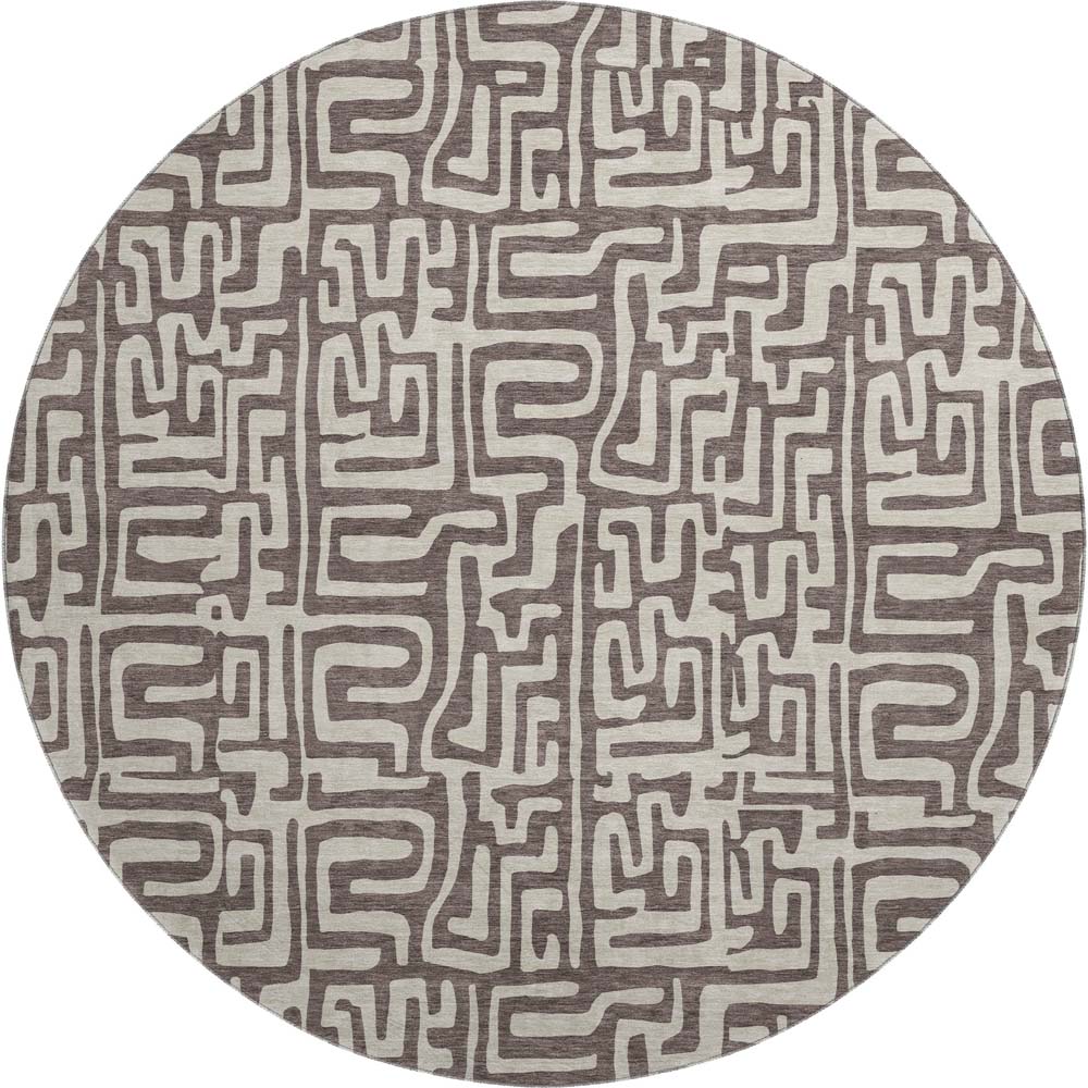 Dalyn The Reserve TR1 Chocolate Area Round Rug