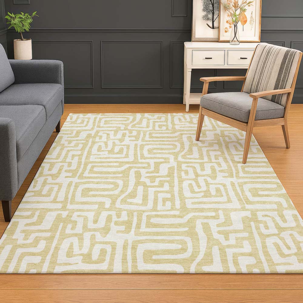 Dalyn The Reserve TR1 Wheat Area Rug Room Scene