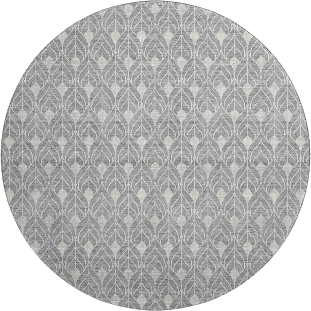 Dalyn The Reserve TR10 Gray Area Round Rug