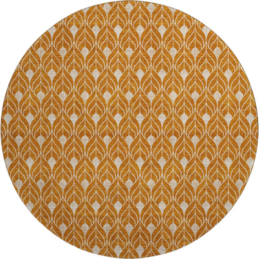 Dalyn The Reserve TR10 Terracotta Area Round Rug