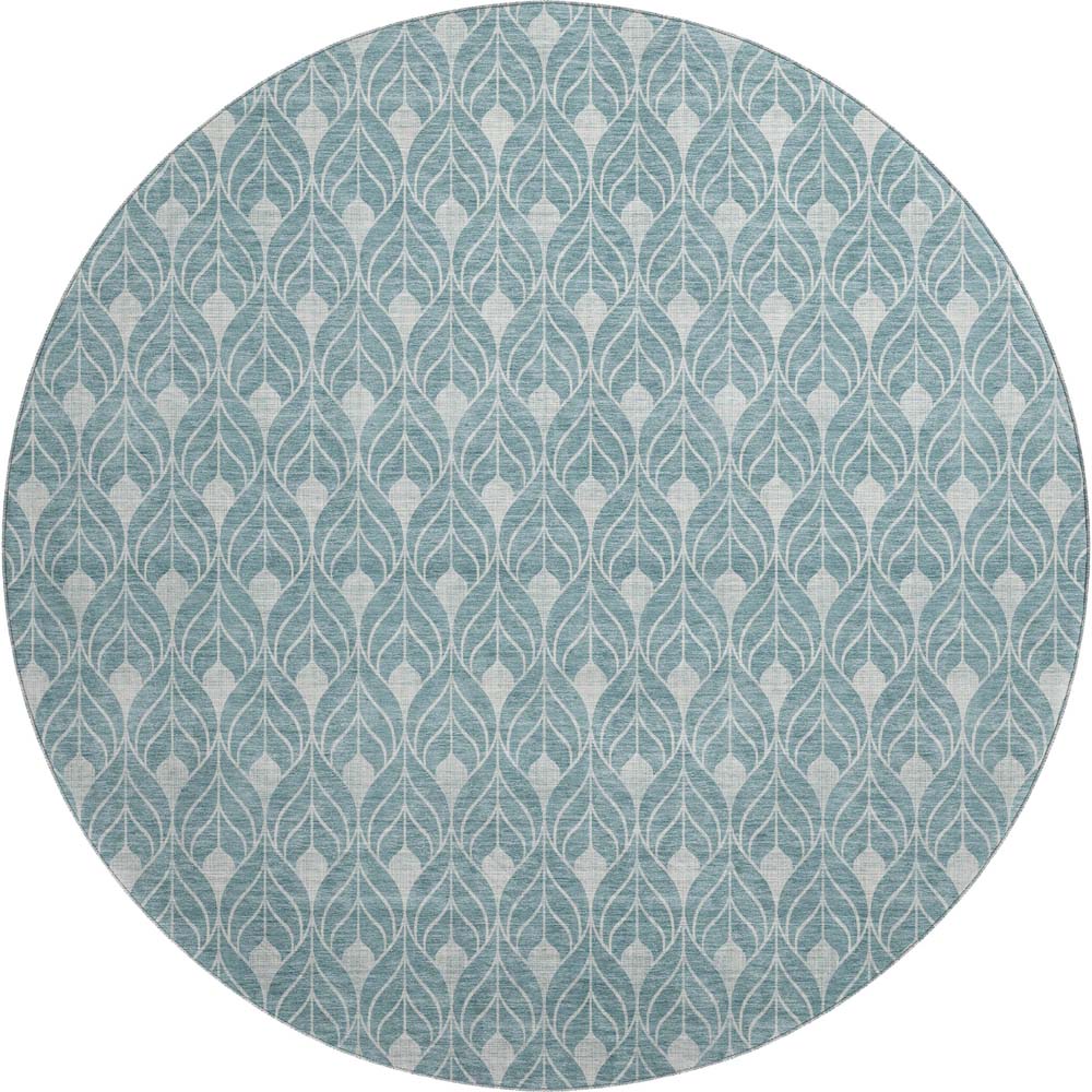 Dalyn The Reserve TR10 Teal Area Round Rug