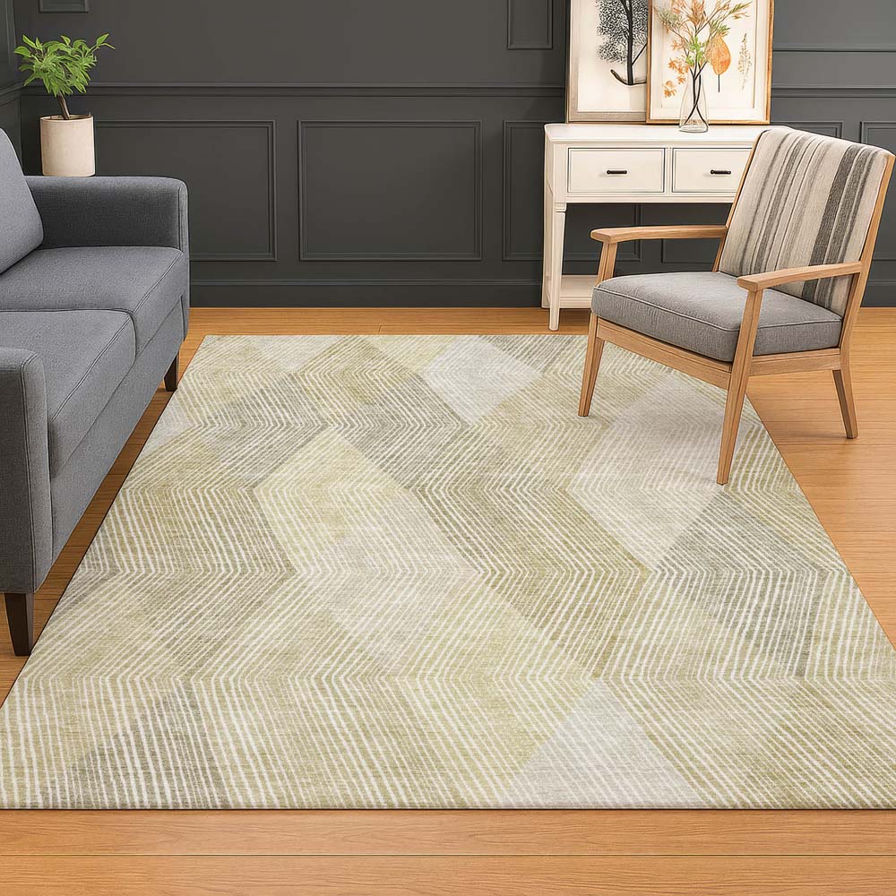 Dalyn The Reserve TR11 Beige Area Rug Room Scene