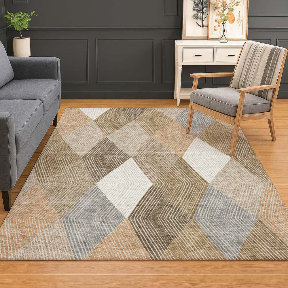 Dalyn The Reserve TR11 Copper Area Rug Room Scene