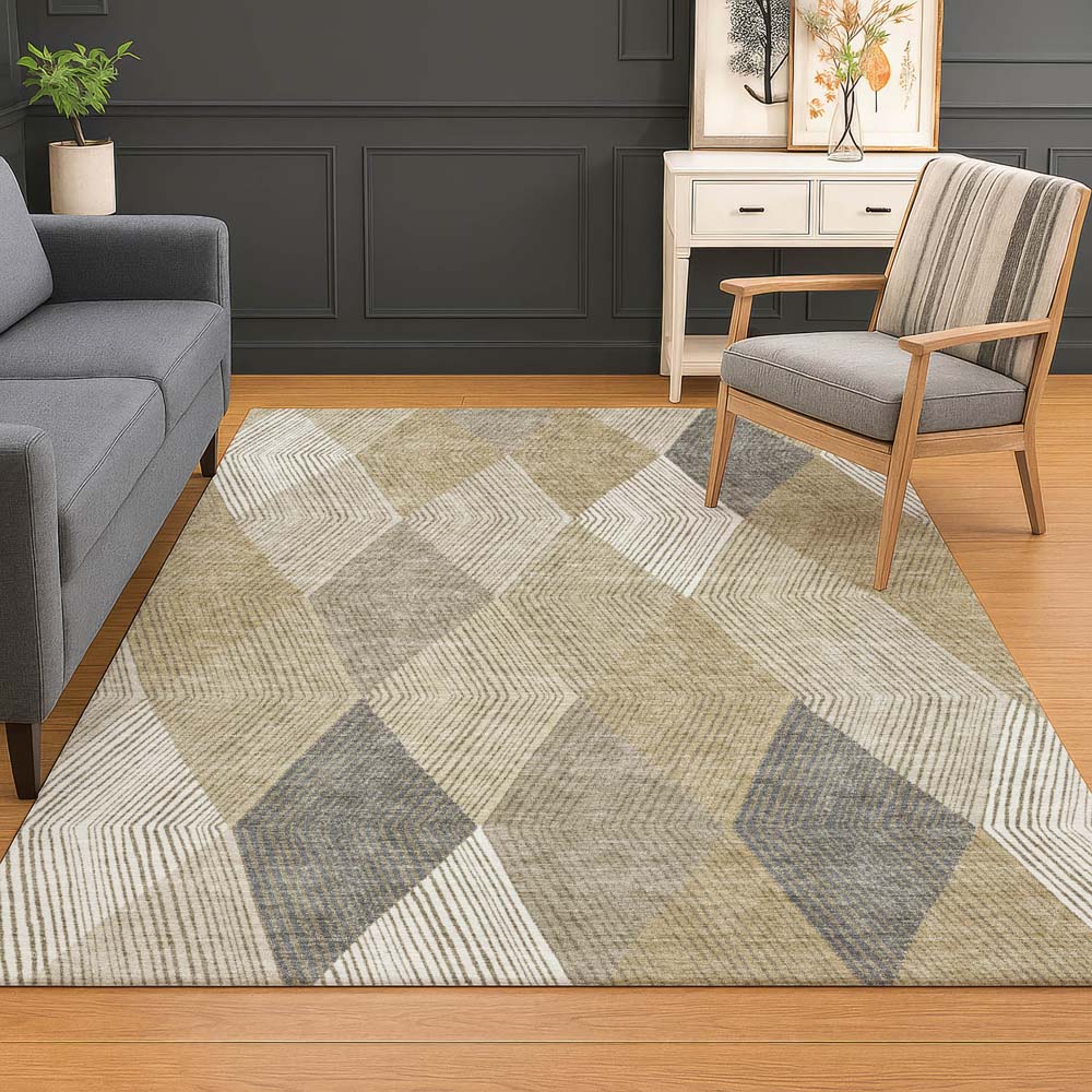 Dalyn The Reserve TR11 Wheat Area Rug Room Scene