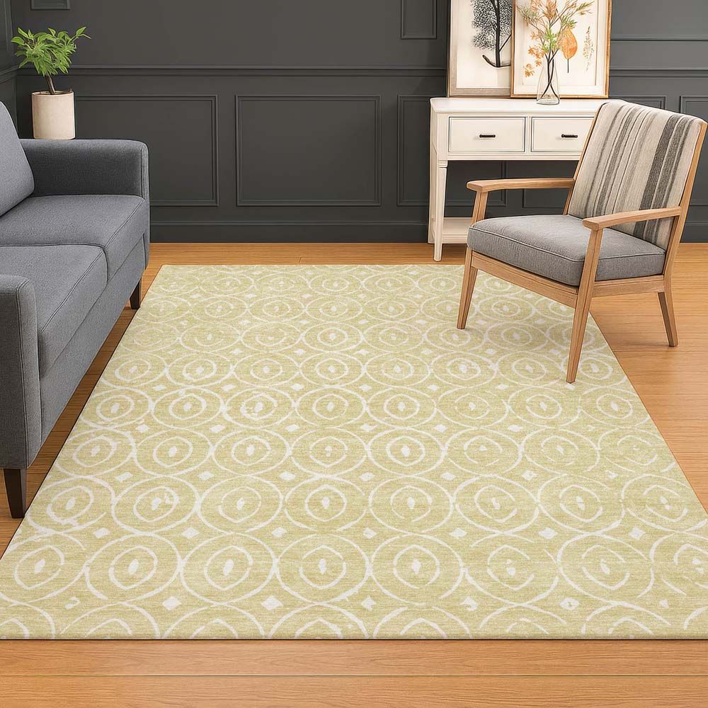 Dalyn The Reserve TR12 Wheat Area Rug Room Scene