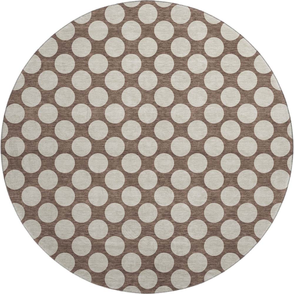 Dalyn The Reserve TR13 Coffee Area Round Rug