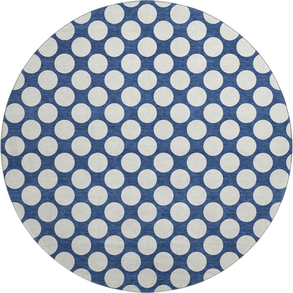 Dalyn The Reserve TR13 Navy Area Round Rug