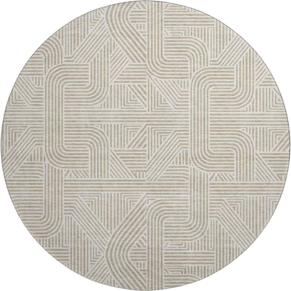 Dalyn The Reserve TR14 Putty Area Round Rug