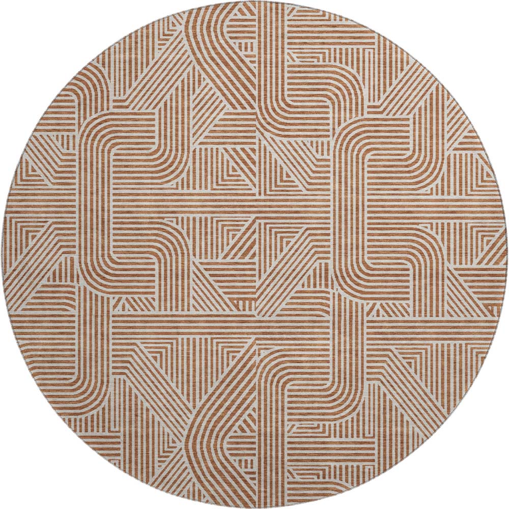 Dalyn The Reserve TR14 Paprika Area Round Rug
