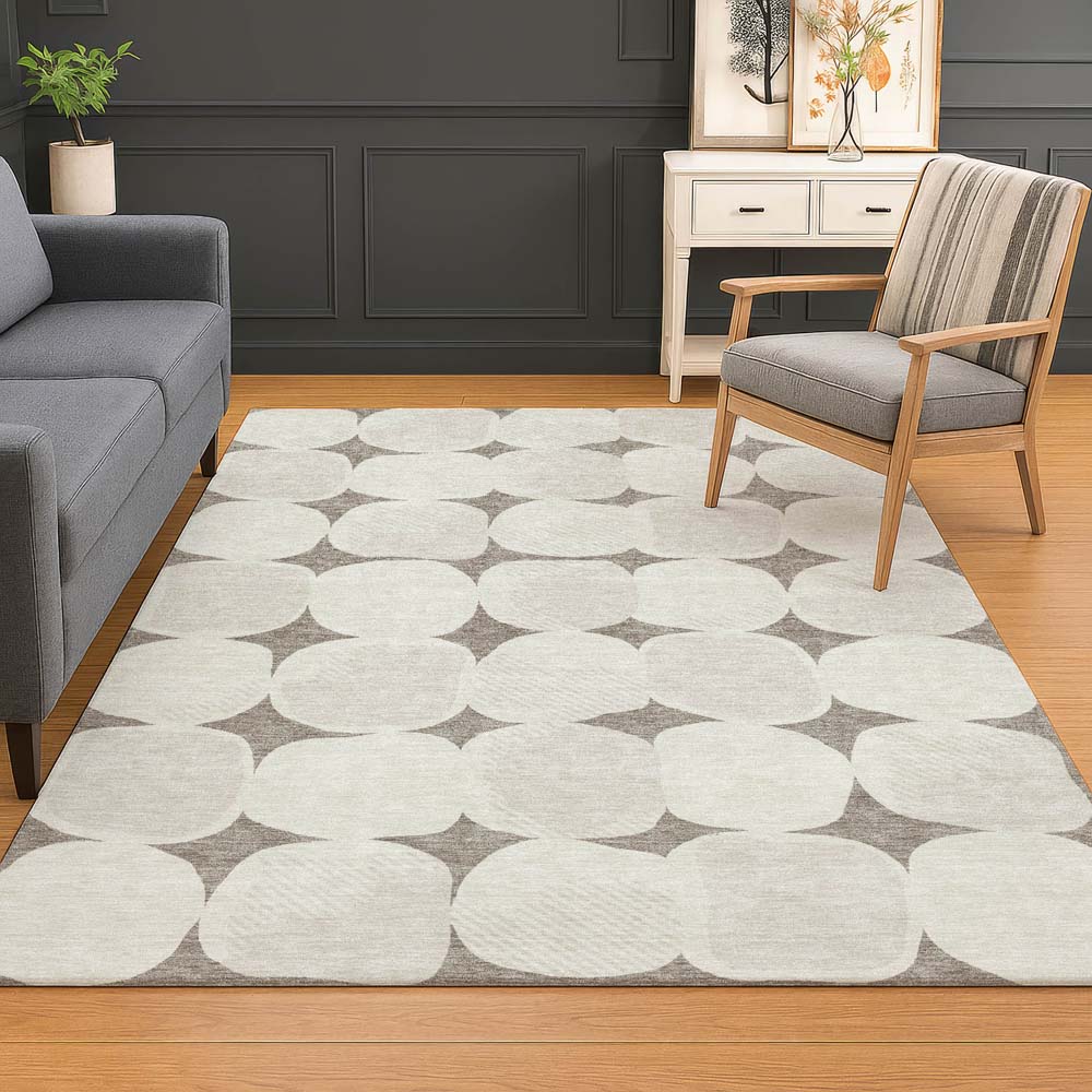 Dalyn The Reserve TR16 Taupe Area Rug Room Scene