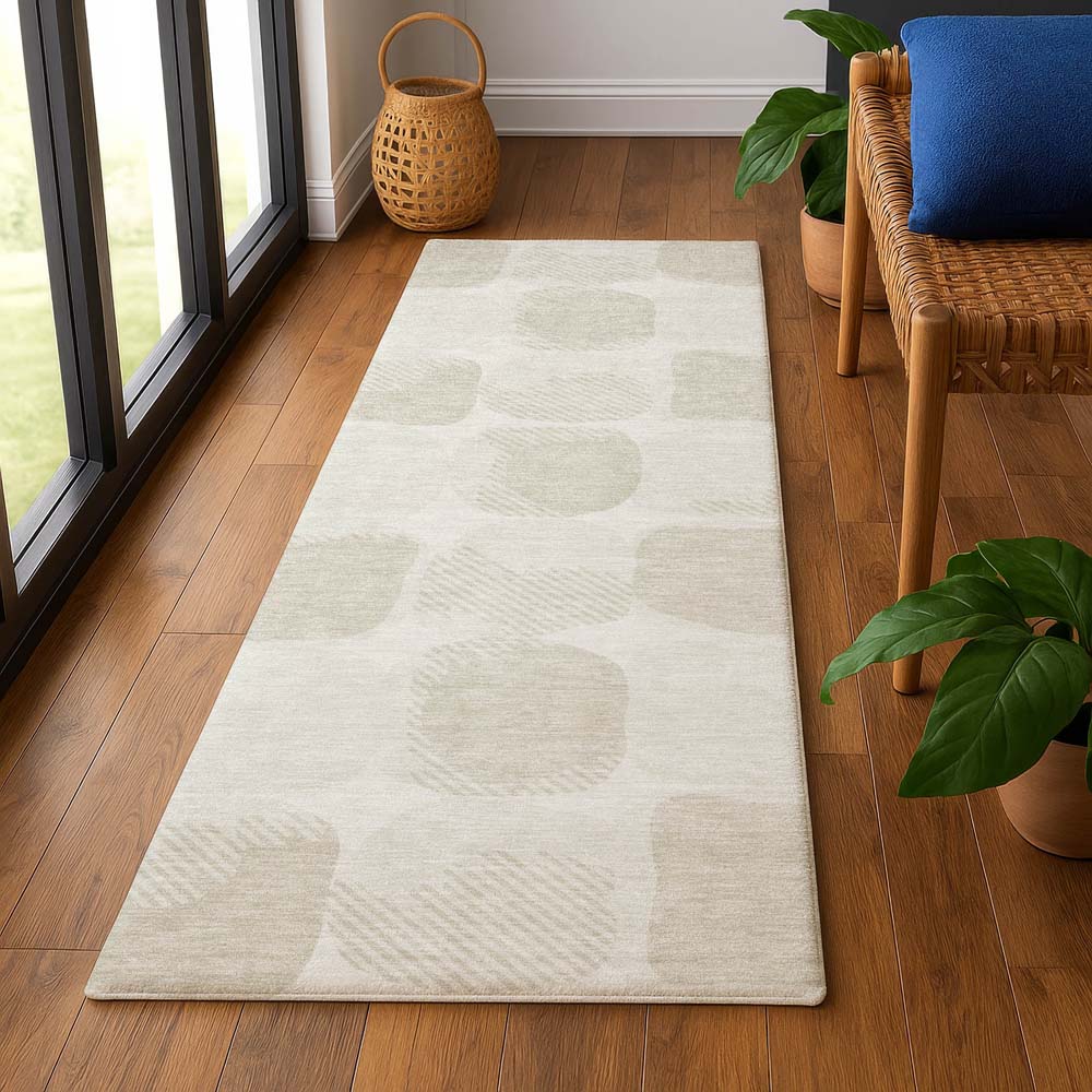 Dalyn The Reserve TR16 Ivory Area Rug Runner Room Scene