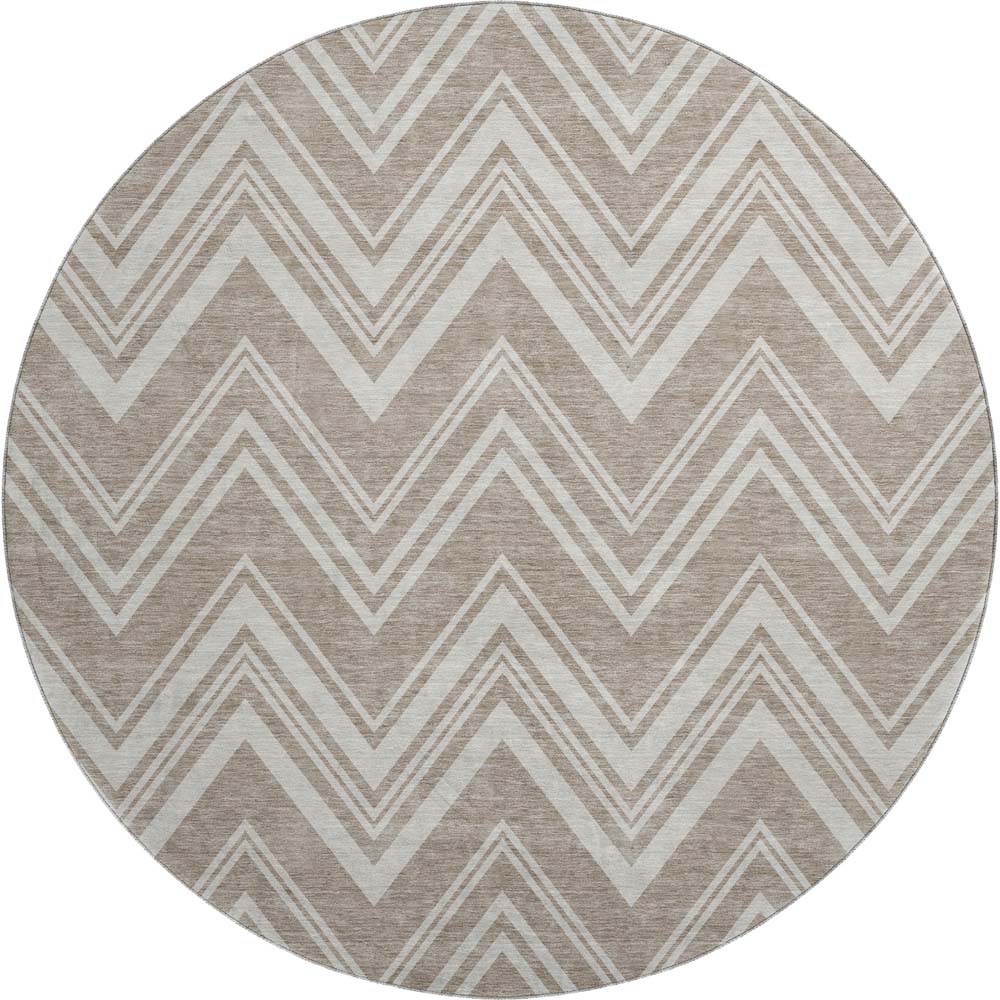 Dalyn The Reserve TR17 Khaki Area Round Rug