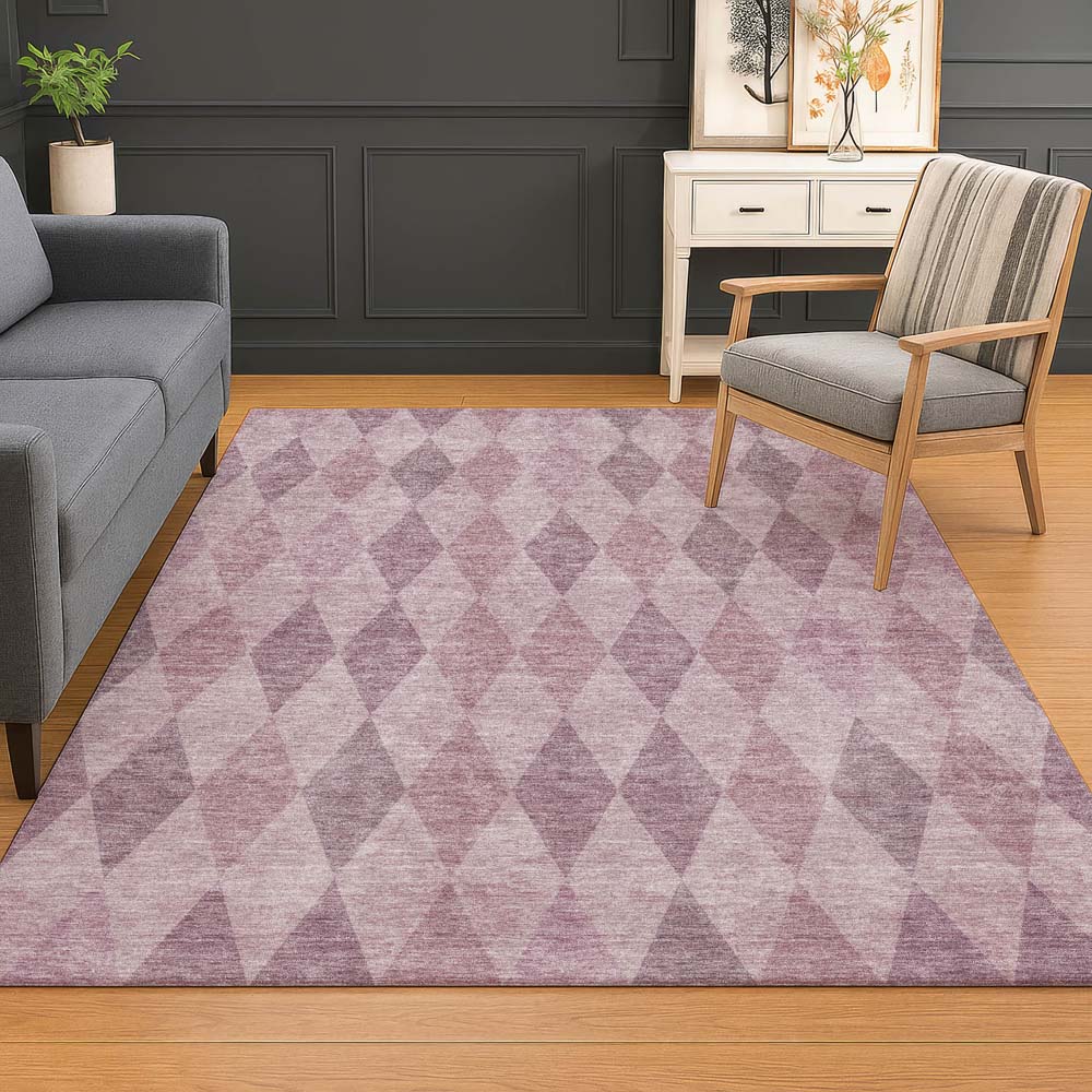 Dalyn The Reserve TR2 Blush Area Rug Room Scene